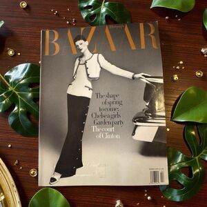 Harper's Bazaar Fashion February 1993 Chelsea Bill Hillary Clinton 012721ame2